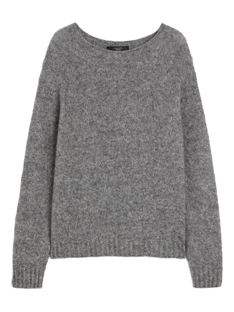 Weekend Max Mara raglan-sleeve ribbed-hem jumper - Grey - zdjęcie produktu nr 1