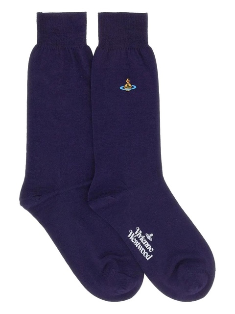 Vivienne Westwood Uni Orb socks - Blue - zdjęcie produktu nr 1