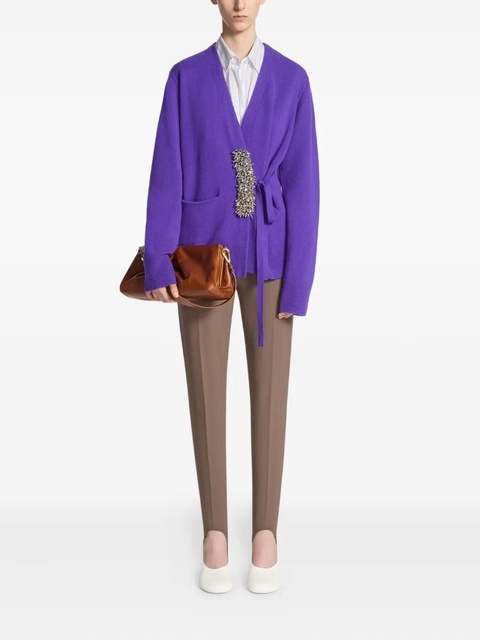 DRIES VAN NOTEN stirrup trousers - Brown - zdjęcie produktu nr 2