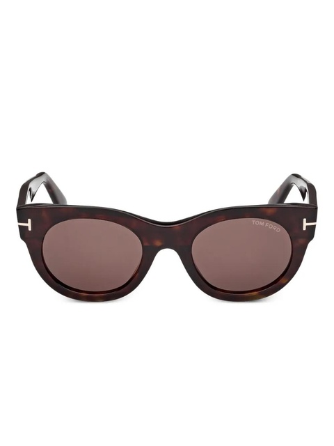 TOM FORD Eyewear round-frame sunglasses - Brown - zdjęcie produktu nr 1