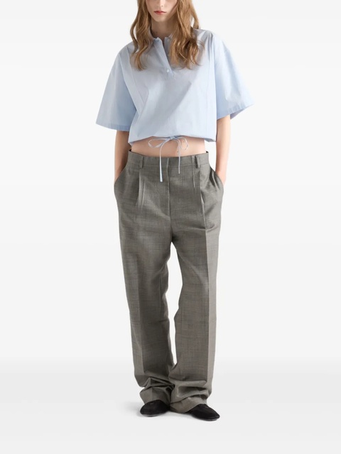 Prada poplin shirt - Blue - zdjęcie produktu nr 2