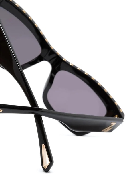 Zadig&Voltaire stud-embellished logo sunglasses - Black - zdjęcie produktu nr 2