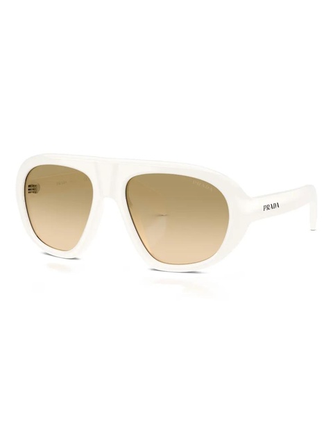 Prada Eyewear pilot-frame sunglasses - White - zdjęcie produktu nr 2