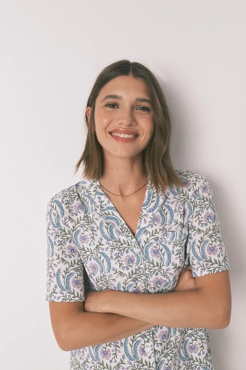 women'secret piżama damska kolor turkusowy 4852099 - zdjęcie produktu nr 1