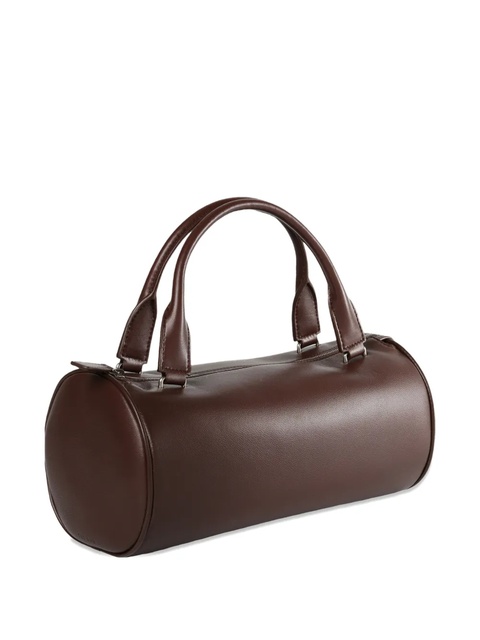 The Row Edith cylindrical leather tote bag - Brown - zdjęcie produktu nr 2
