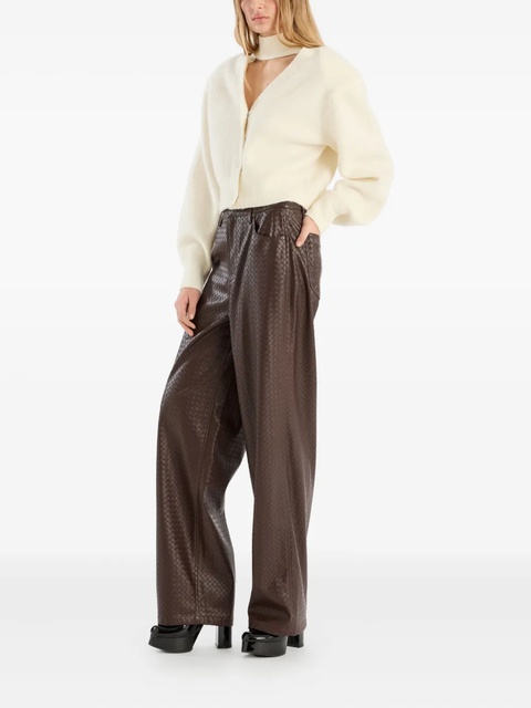 ROTATE BIRGER CHRISTENSEN woven five-pocket trousers - Brown - zdjęcie produktu nr 2