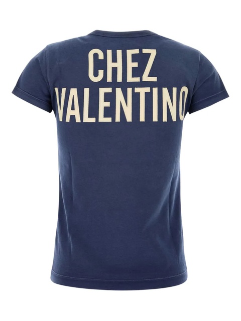 Valentino Garavani cotton T-shirt - Blue - zdjęcie produktu nr 2