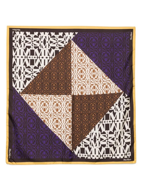 Max Mara printed scarf - Brown - zdjęcie produktu nr 1