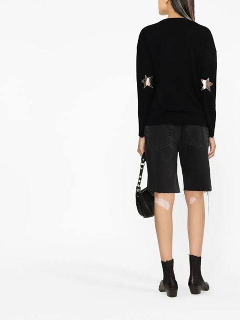 Zadig&Voltaire Cici star-patch cashmere jumper - Black - zdjęcie produktu nr 1