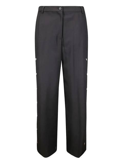 Sportmax Edere button trousers - Black - zdjęcie produktu nr 1