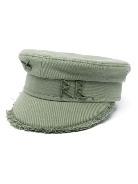 Ruslan Baginskiy appliqué-logo cotton hat - Green - zdjęcie produktu nr 1