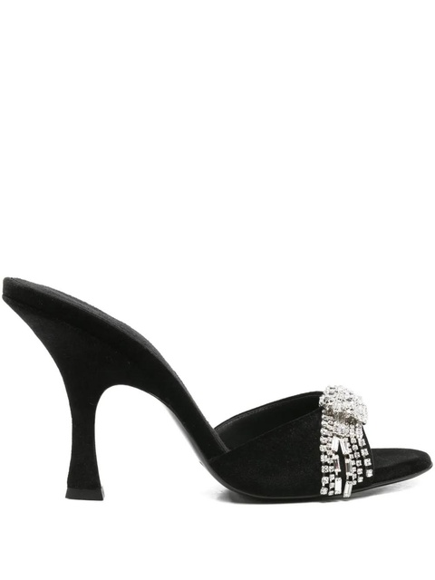 Magda Butrym crystal-embellished heeled sandals - Black - zdjęcie produktu nr 1