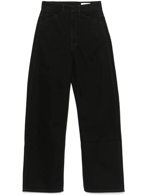 LEMAIRE high-waisted curved jeans - Black - zdjęcie produktu nr 1