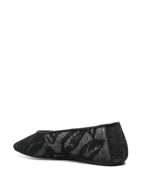 Magda Butrym square-toe ballet flats - Black - zdjęcie produktu nr 2
