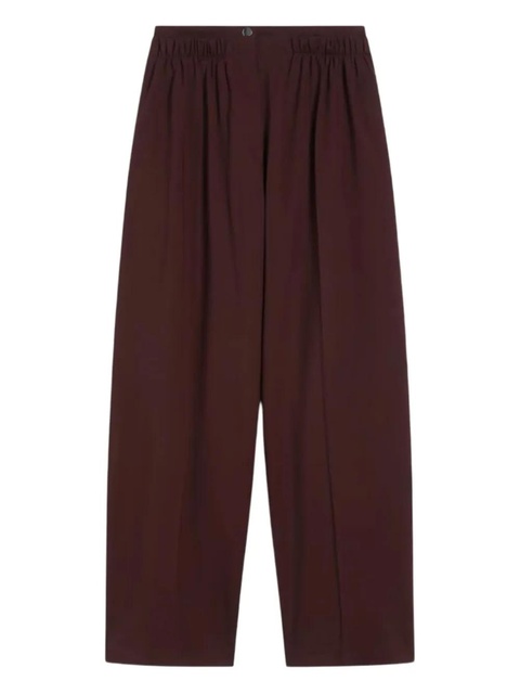 Sportmax double-belt wide-leg trousers - Red - zdjęcie produktu nr 2