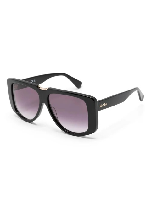 Max Mara Eyewear square-frame sunglasses - Black - zdjęcie produktu nr 2