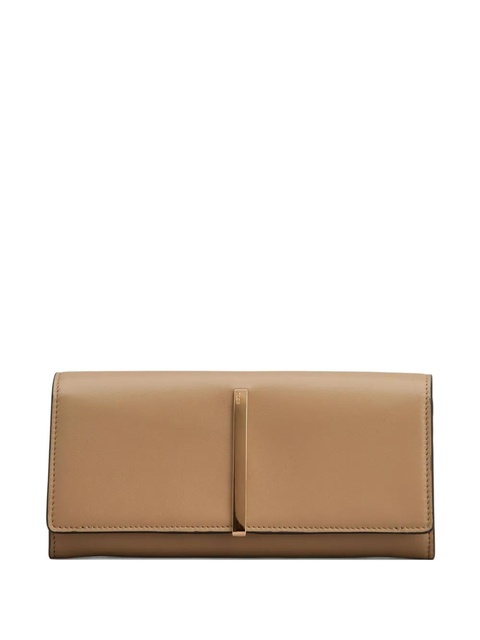 Tod's flap-closure leather wallet - Brown - zdjęcie produktu nr 1