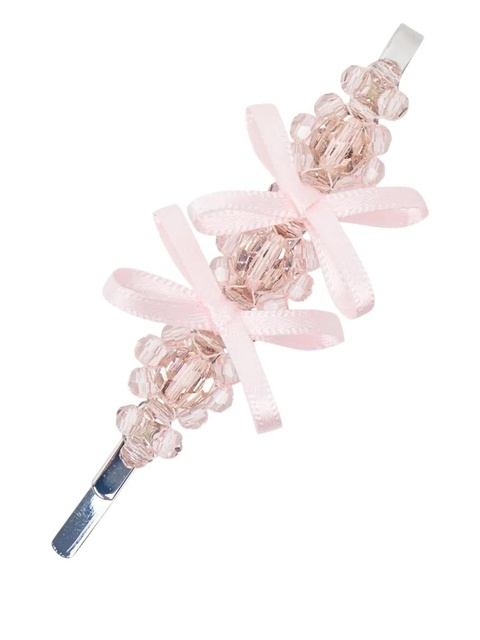 Simone Rocha bow flower hair clip - Pink - zdjęcie produktu nr 2