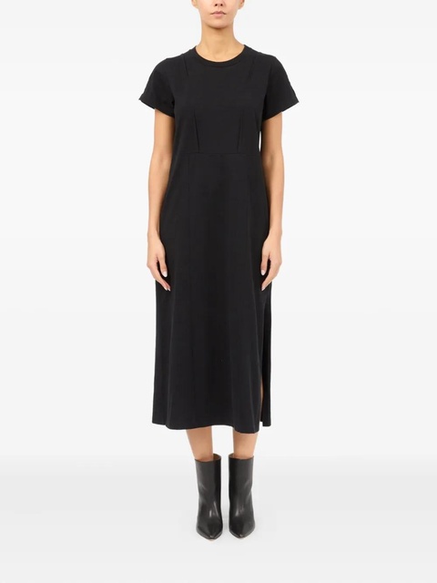 MM6 Maison Margiela short-sleeve midi dress - Black - zdjęcie produktu nr 2