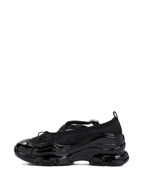 Simone Rocha crystal-embellished ballet flats - Black - zdjęcie produktu nr 2