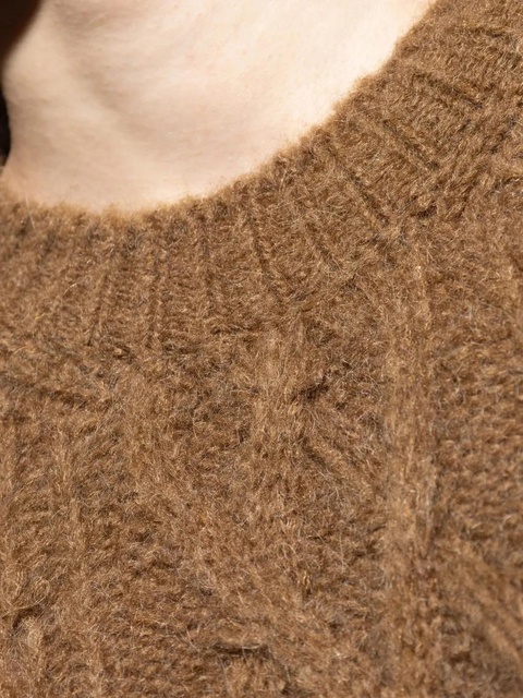 MARANT ÉTOILE cable-knit sweater - Brown - zdjęcie produktu nr 2