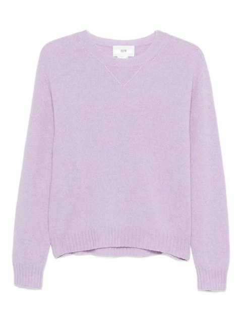 SOLOTRE V-neck sweater - Purple - zdjęcie produktu nr 1