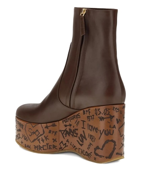 Chloé 80mm Maxime ankle boots - Brown - zdjęcie produktu nr 2