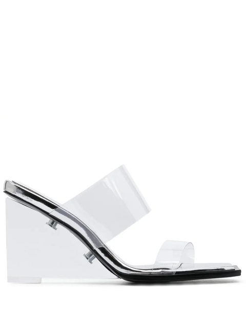 Alexander McQueen Shard transparent mules - Neutrals - zdjęcie produktu nr 1