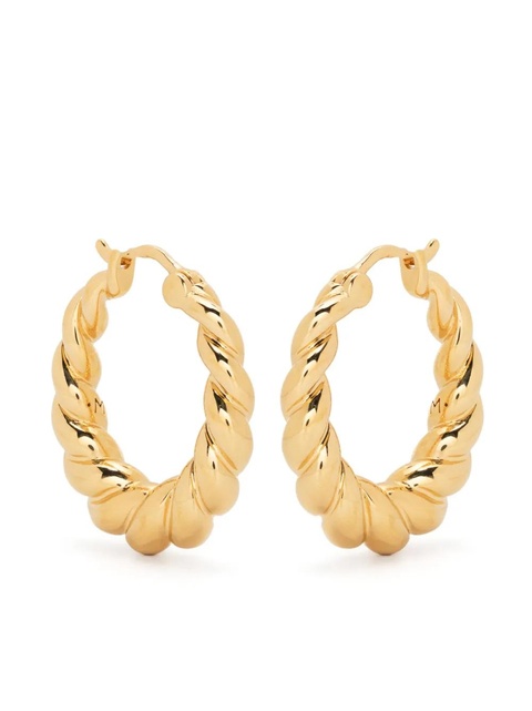 Missoma Twisted Tidal medium hoop earrings - Gold - zdjęcie produktu nr 1