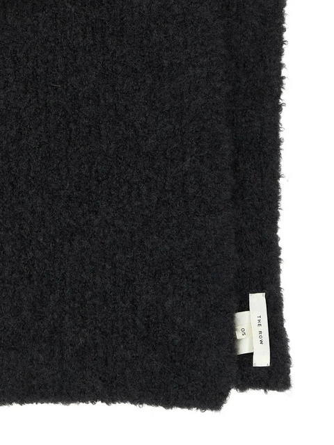 The Row Luthgard bouclé scarf - Grey - zdjęcie produktu nr 2