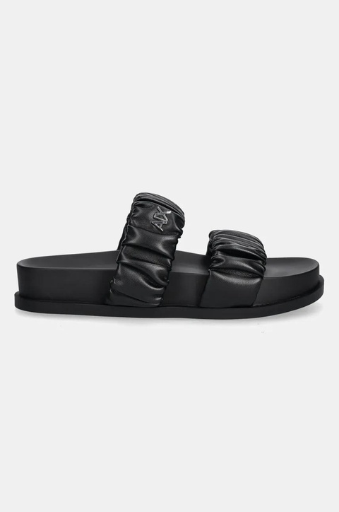Armani Exchange klapki damskie kolor czarny XDP062 XV926 00002 - zdjęcie produktu nr 2