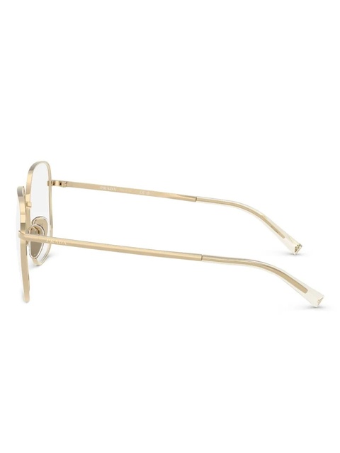 Prada Eyewear round-frame glasses - Gold - zdjęcie produktu nr 2