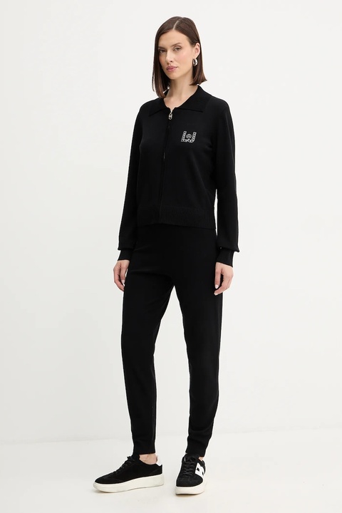 Liu Jo dres damski kolor czarny TF5249.MS63L - zdjęcie produktu nr 1