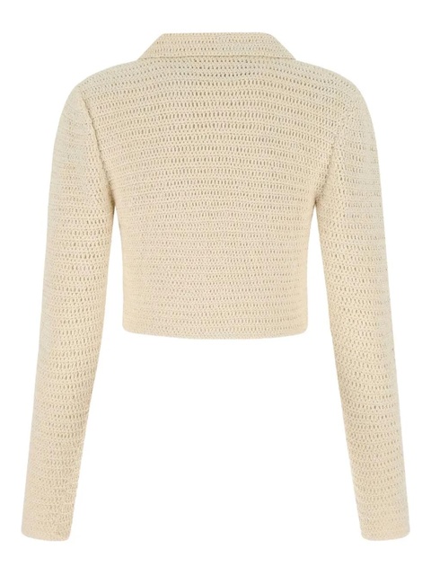 Magda Butrym crochet shirt - Neutrals - zdjęcie produktu nr 2