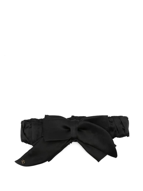 Valentino Garavani bow-detail hair band - Black - zdjęcie produktu nr 1