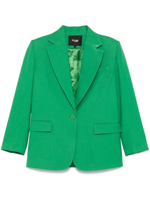 Maje single-breasted blazer - Green - zdjęcie produktu nr 1
