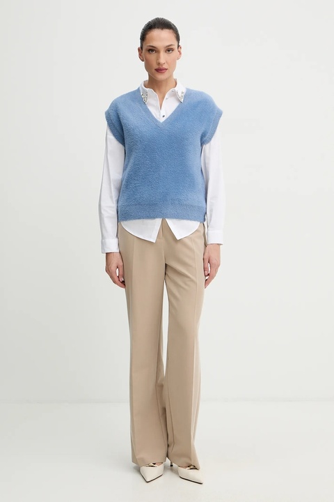 Morgan koszula damska kolor biały relaxed z kołnierzykiem klasycznym CRISTO - zdjęcie produktu nr 2