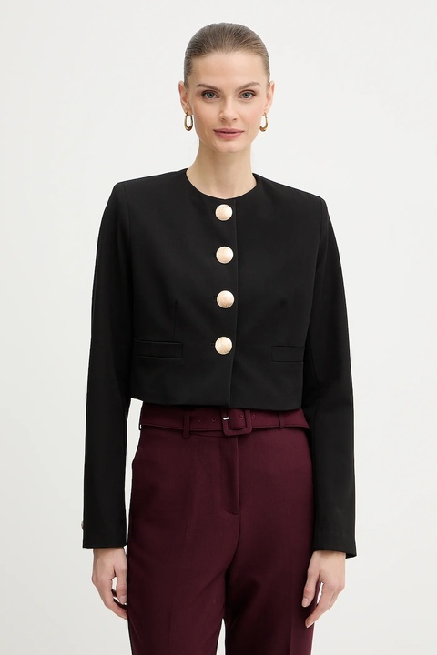 Morgan marynarka kolor czarny jednorzędowa gładka VPIE.F - zdjęcie produktu nr 1