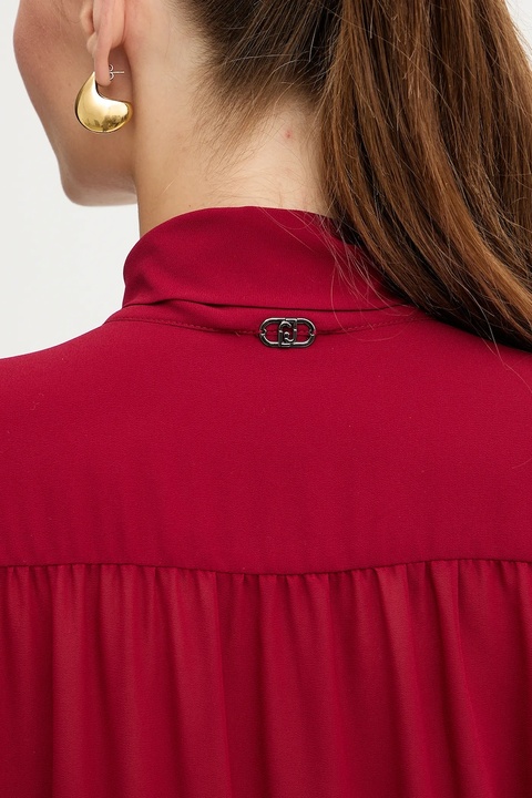 Liu Jo sukienka kolor bordowy mini rozkloszowana MF5072 E0624 - zdjęcie produktu nr 2