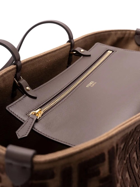 FENDI logo pattern tote bag - Brown - zdjęcie produktu nr 2