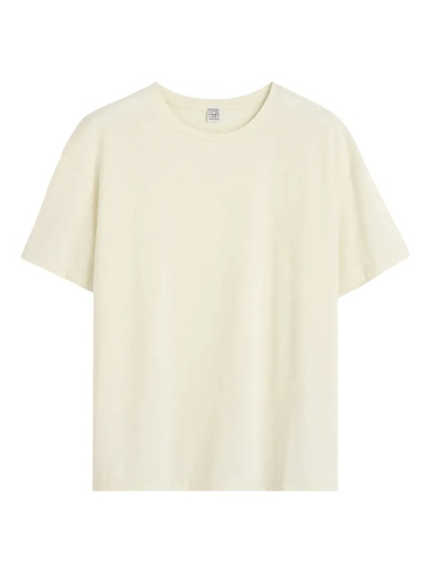 TOTEME crew-neck T-shirt - Yellow - zdjęcie produktu nr 2