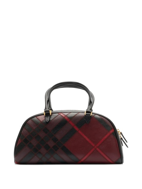 Burberry medium check-pattern tote bag - Red - zdjęcie produktu nr 2