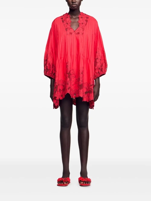 SANDRO embroidered mini dress - zdjęcie produktu nr 2
