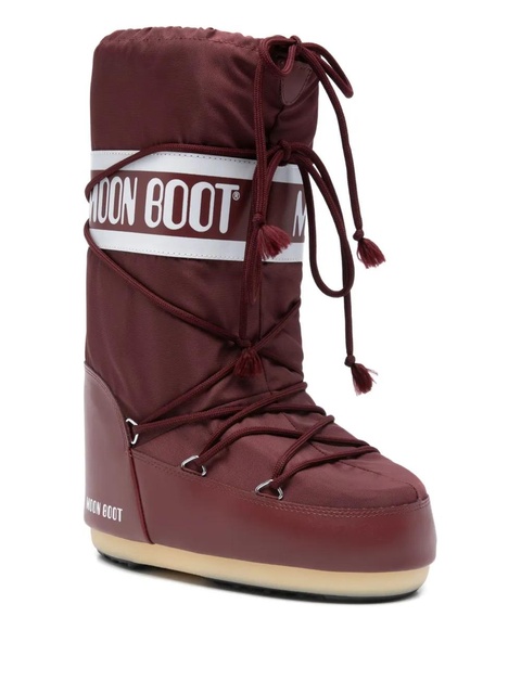 Moon Boot logo lace-up boot - Red - zdjęcie produktu nr 2