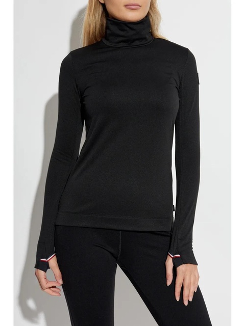 Moncler Grenoble logo-appliqué sweater - Black - zdjęcie produktu nr 2