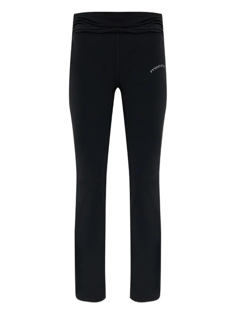 MISBHV branding-detail flared trousers - Black - zdjęcie produktu nr 1