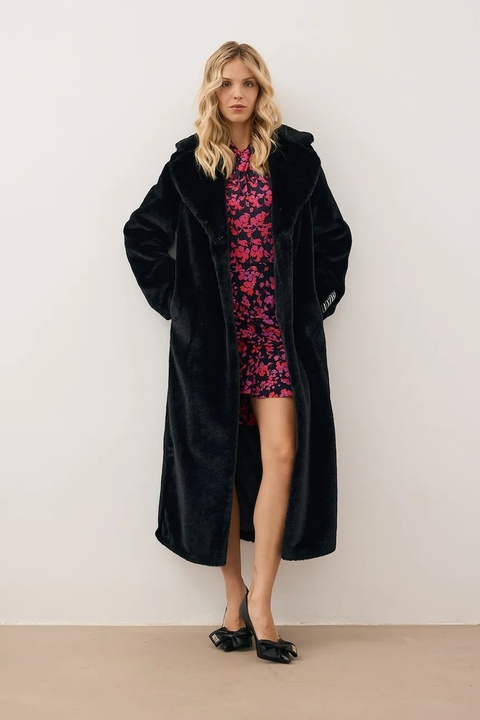 Bizuu płaszcz LIVORNO kolor czarny LIVORNO CZARNY - zdjęcie produktu nr 1