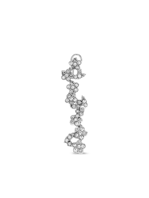 Jil Sander crystal-embellishment earrings - Silver - zdjęcie produktu nr 2