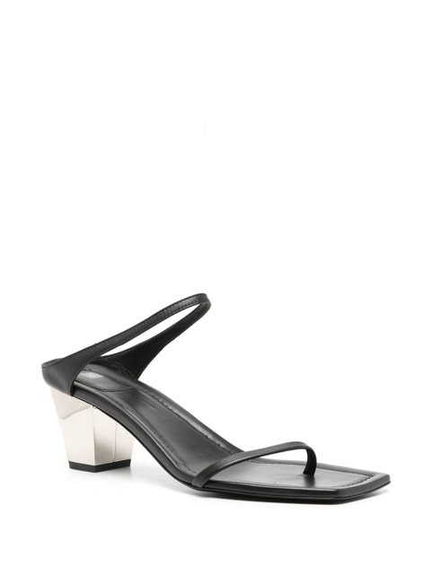 TOTEME City 60mm leather mules - Black - zdjęcie produktu nr 2