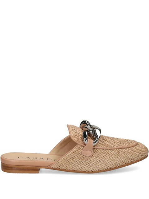 Casadei Chain-detail mules - Neutrals - zdjęcie produktu nr 1